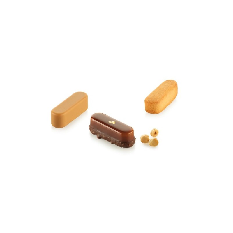 PLAQUE SILICONE 300X175 - 20 éclairs 55x17xht17 mm - 14ml