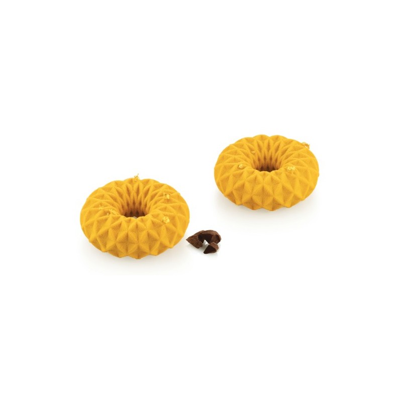 PLAQUE SILICONE 300X175 - 6 kaleido Ø 75xht25 mm - 75ml