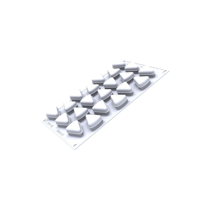 PLAQUE SILICONE 300X175 - 21 triangles 38x31xht20 mm - 14ml