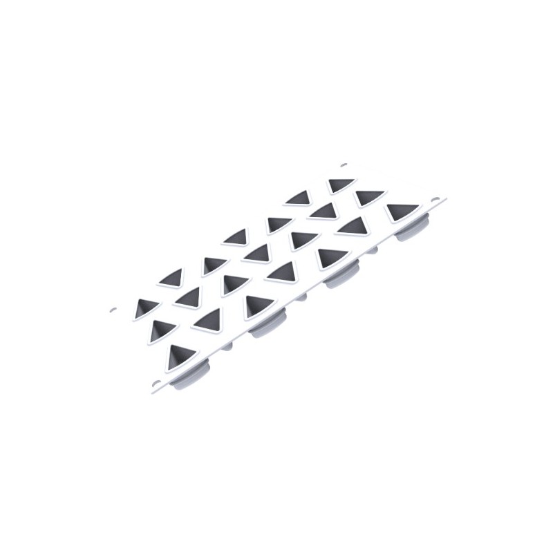 PLAQUE SILICONE 300X175 - 21 triangles 38x31xht20 mm - 14ml