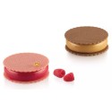 KIT PLAQUE SILICONE 300X175 - 6 sweet ronds Ø 80xht21 mm - 95ml