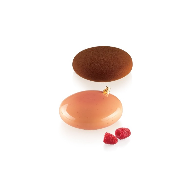PLAQUE SILICONE 300X175 - 4 pebble Ø 80xht35 mm - 120ml