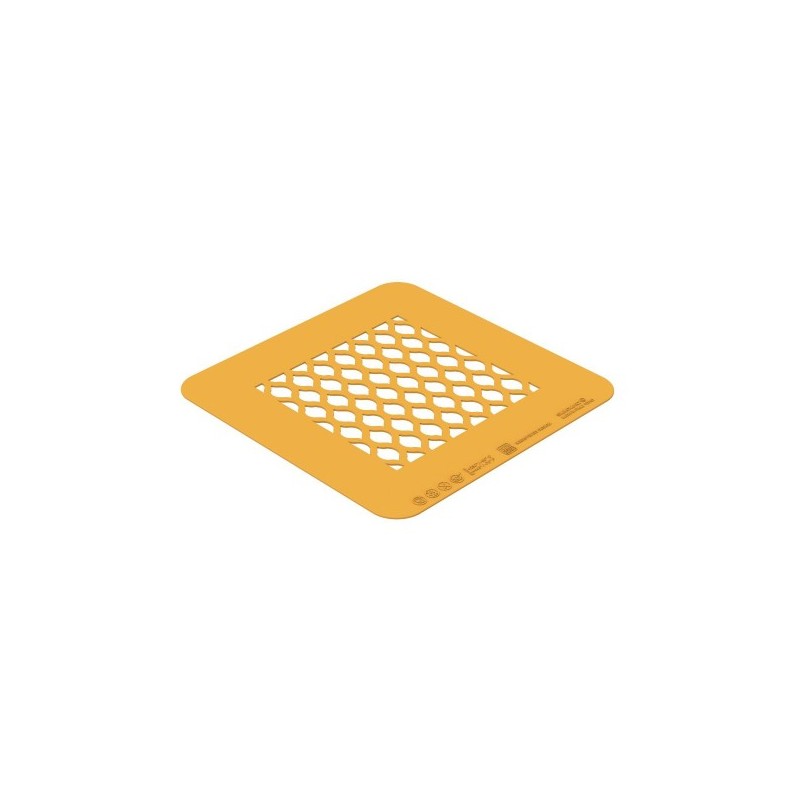 POCHOIR SILICONE - Motif alambra 100x100xht1 mm (lot de 2)