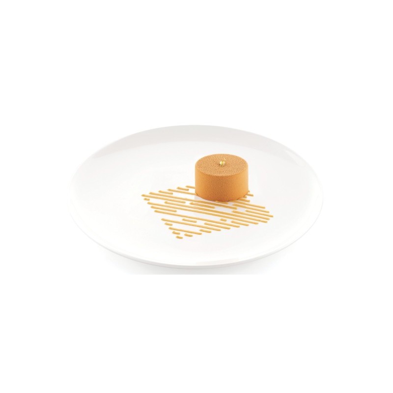 POCHOIR SILICONE - Motif lignes 100x100xht1 mm (lot de 2)