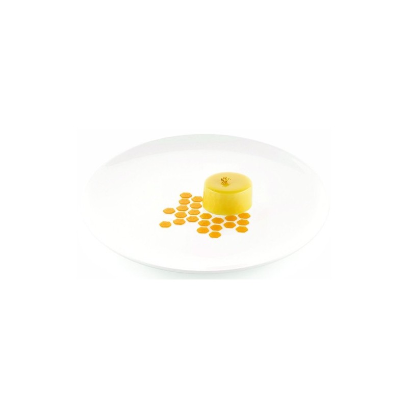 POCHOIR SILICONE - Motif miel 100x100xht1 mm (lot de 2)