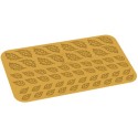 PLAQUE SILICONE 470X270 - 56 feuilles taïga - 3 tailles différentes