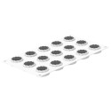 PLAQUE SILICONE 300X175 - 15 crostata Ø 44xht17 mm - 20ml