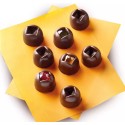 PLAQUE SILICONE CHOCOLAT - 15 boules Ø 28xht20 mm - 10ml