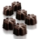 PLAQUE SILICONE CHOCOLAT - 15 fleurs 29.5x29.5xht15.5 mm - 9ml