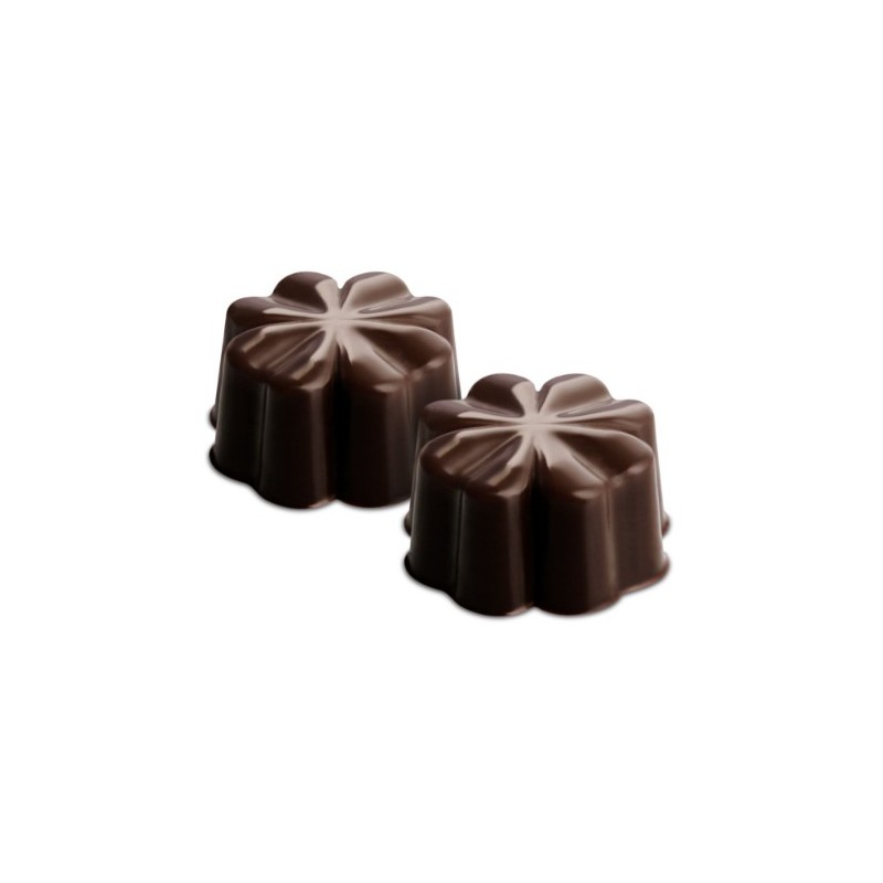 PLAQUE SILICONE CHOCOLAT - 15 fleurs 29.5x29.5xht15.5 mm - 9ml