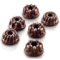 PLAQUE SILICONE CHOCOLAT - 12 sujets fantasia 28.5xht15 mm - 6.5ml
