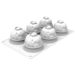 PLAQUE SILICONE 300X175 - 6 syrio Ø 68xht58 mm - 120ml