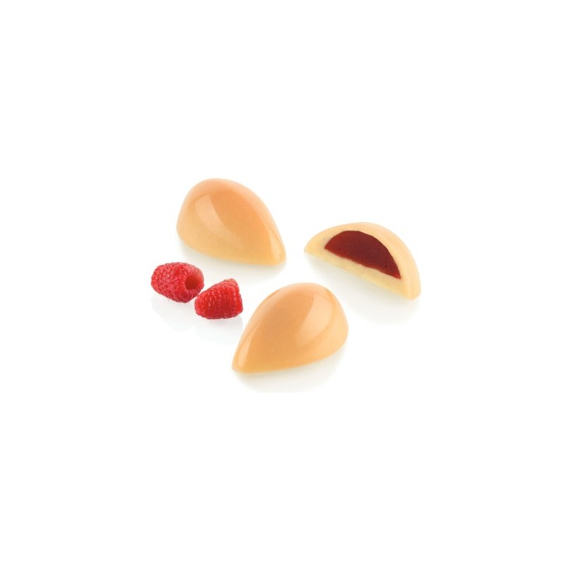 KIT SILICONE CHOCOLAT - 24 quenelles 42x26xht17 mm - 8ml