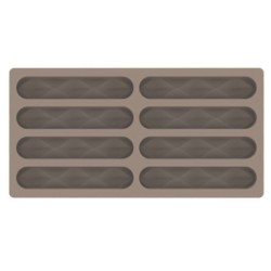 KIT MOULE SILICONE - 8 barres sisma 117x22xht12.5 mm - 23ml