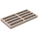 KIT MOULE SILICONE - 8 barres magma 116.5x23xht15 mm - 24ml