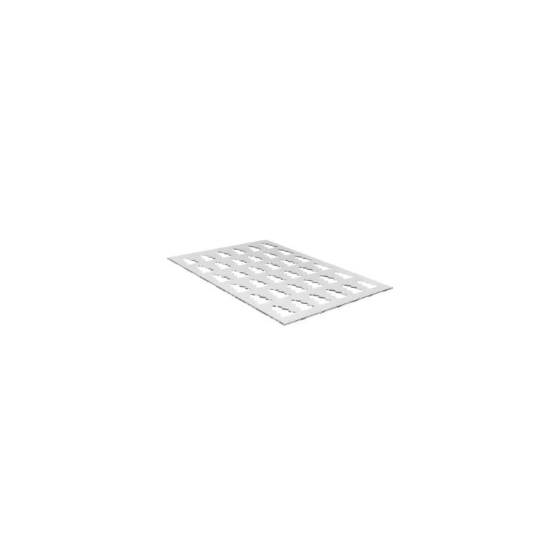 PLAQUE CHABLON SILICONE - 36 sapins 35x25xép2 mm - 36ml (lot de 2)