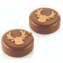 PLAQUE CHABLON SILICONE - 24 élans 40x40xép2 mm - 29ml (lot de 2)