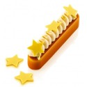 PLAQUE CHABLON SILICONE - 42 étoiles Ø 34xép1.5 mm