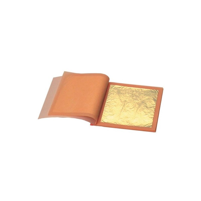 CARNET DE FEUILLES OR