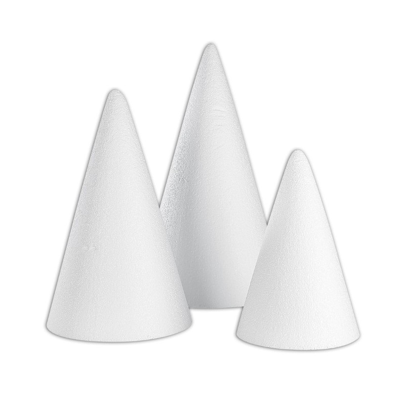 PRESENTATION POLYSTYRENE - PYRAMIDE RONDE
