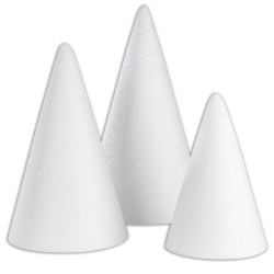 PRESENTATION POLYSTYRENE - PYRAMIDE RONDE