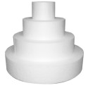 PRESENTATION POLYSTYRENE - DISQUE WEDDING CAKE