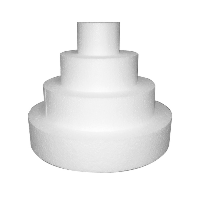 PRESENTATION POLYSTYRENE - DISQUE WEDDING CAKE
