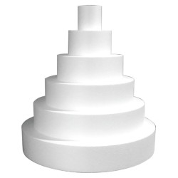 PRESENTATION POLYSTYRENE - GÂTEAU ROND