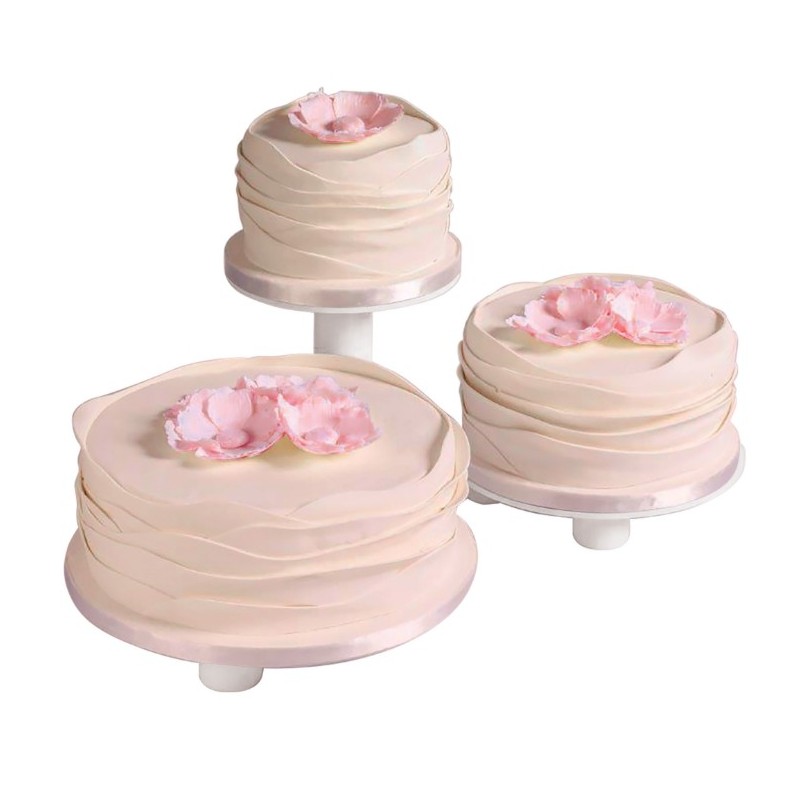 PRESENTOIR A GÂTEAUX - 3 PLATEAUX - 670x370xht210 mm