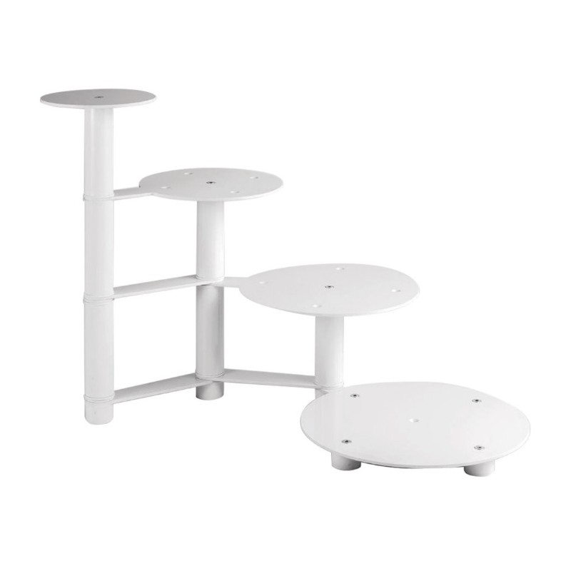 PRESENTOIR A GÂTEAUX - 4 PLATEAUX - 700x650xht560 mm