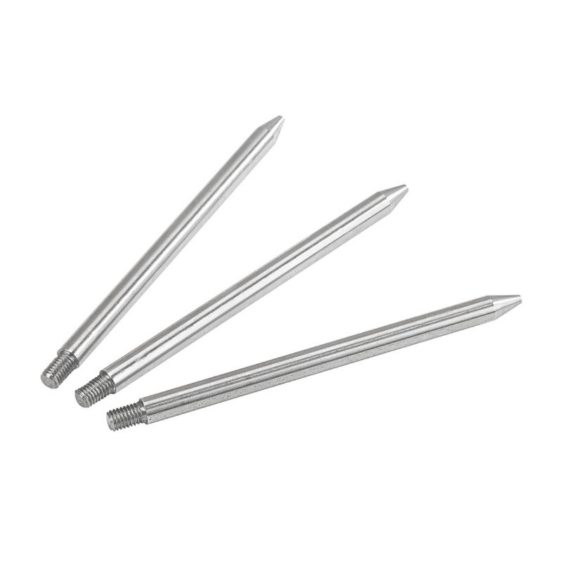 JEU DE 3 PIQUES INOX POUR PIECE MONTEE