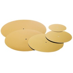 ROND PERFORE OR/NOIR POUR PIECE MONTEE