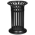 POUBELLE TULIPE GRIS MANGANESE pour sac 100 litres