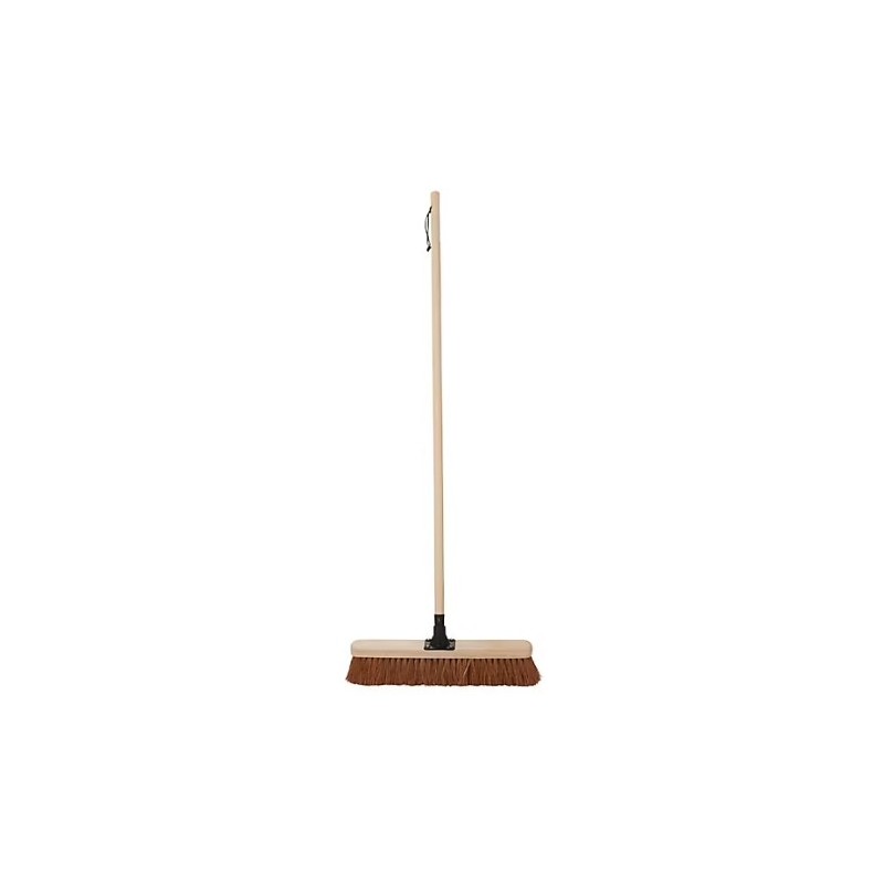 BALAI AVEC MANCHE - FIBRE COCO - LG 370 MM