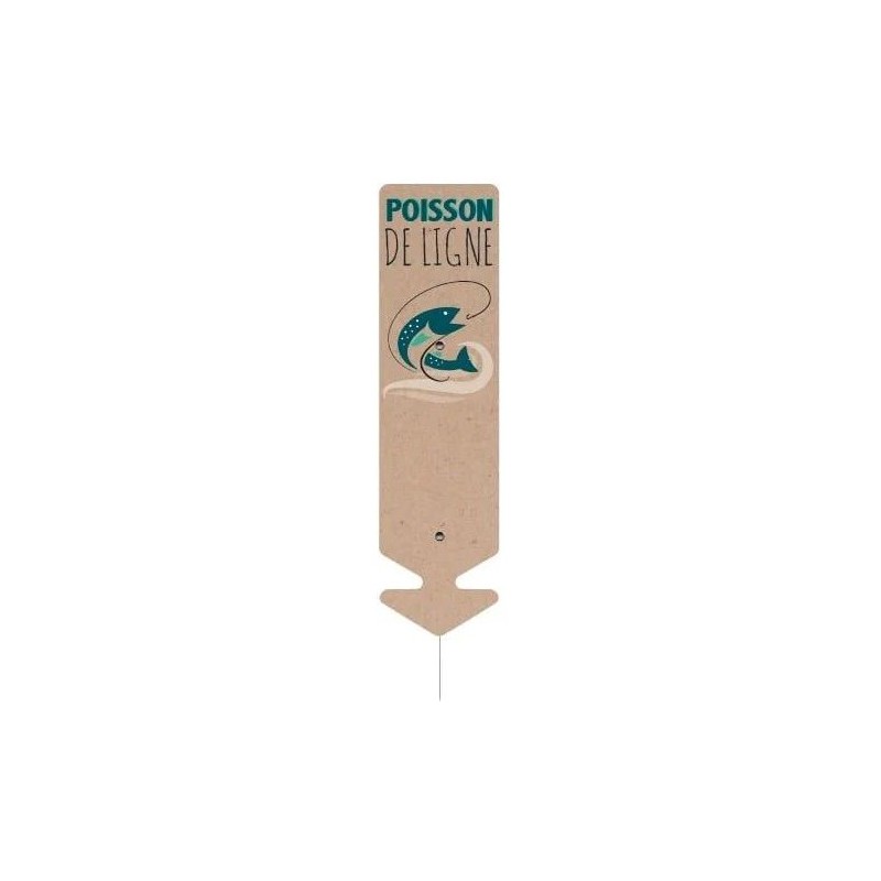 FLECHE "poisson de ligne" - 6x22 cm (lot de 10)