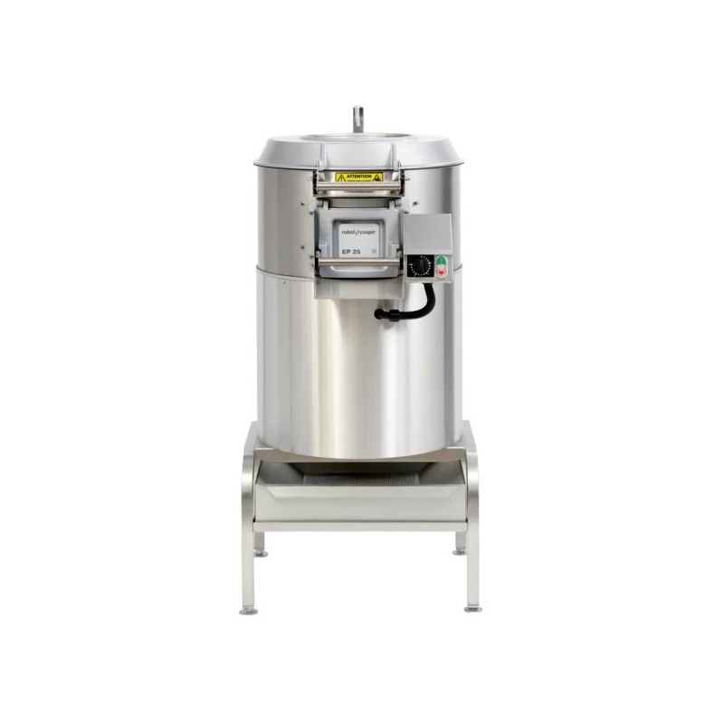 EPLUCHEUSE INOX EP 25 TOUR ABRASIF - CUVE DE 25 KG - triphasé