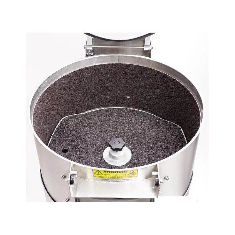 EPLUCHEUSE INOX EP 10 TOUR ABRASIF - CUVE DE 10 KG - triphasé