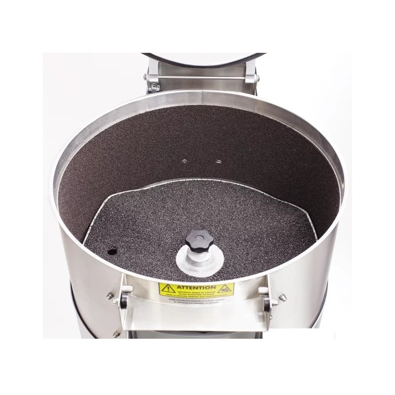 EPLUCHEUSE INOX EP 25 TOUR ABRASIF - CUVE DE 25 KG - triphasé