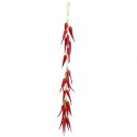 FACTICE GRAPPE DE PIMENTS D'ESPELETTE - Lg 52 cm