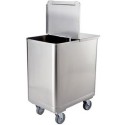 CHARIOT A FARINE INOX