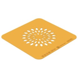 POCHOIR SILICONE - Motif fleurs de lotus Ø 108xht1 mm (lot de 2)