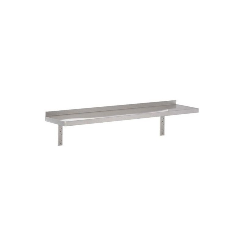 ETAGERE MURALE PLEINE INOX