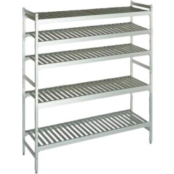 RAYONNAGE EN ALU AVEC CLAYETTES DURALINOX