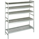 RAYONNAGE EN ALU AVEC CLAYETTES DURALINOX