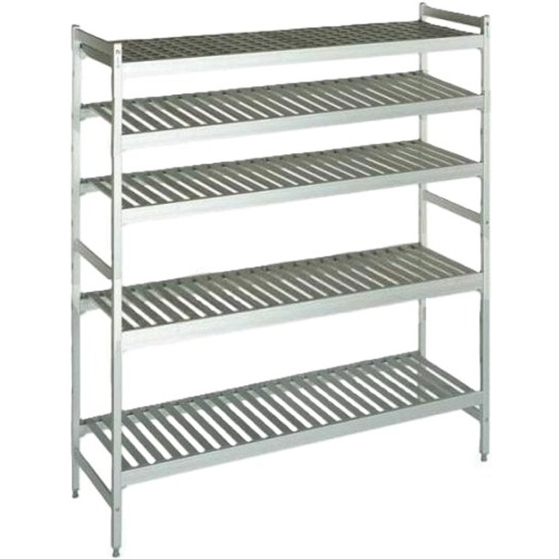 RAYONNAGE EN ALU AVEC CLAYETTES DURALINOX