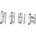 RAYONNAGE EN ALU AVEC CLAYETTES DURALINOX