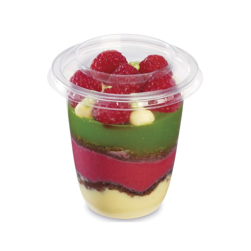 POT A DESSERT PLASTIQUE TRANSPARENT