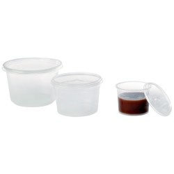 POT A COULIS TRANSPARENT AVEC COUVERCLE