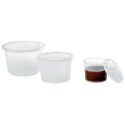 POT A COULIS TRANSPARENT AVEC COUVERCLE