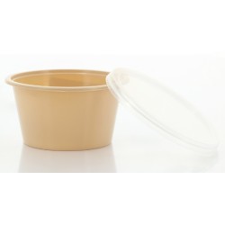 POT A COULIS AVEC COUVERCLE ETANCHE - Ø77xht40 mm (Lot de 250)